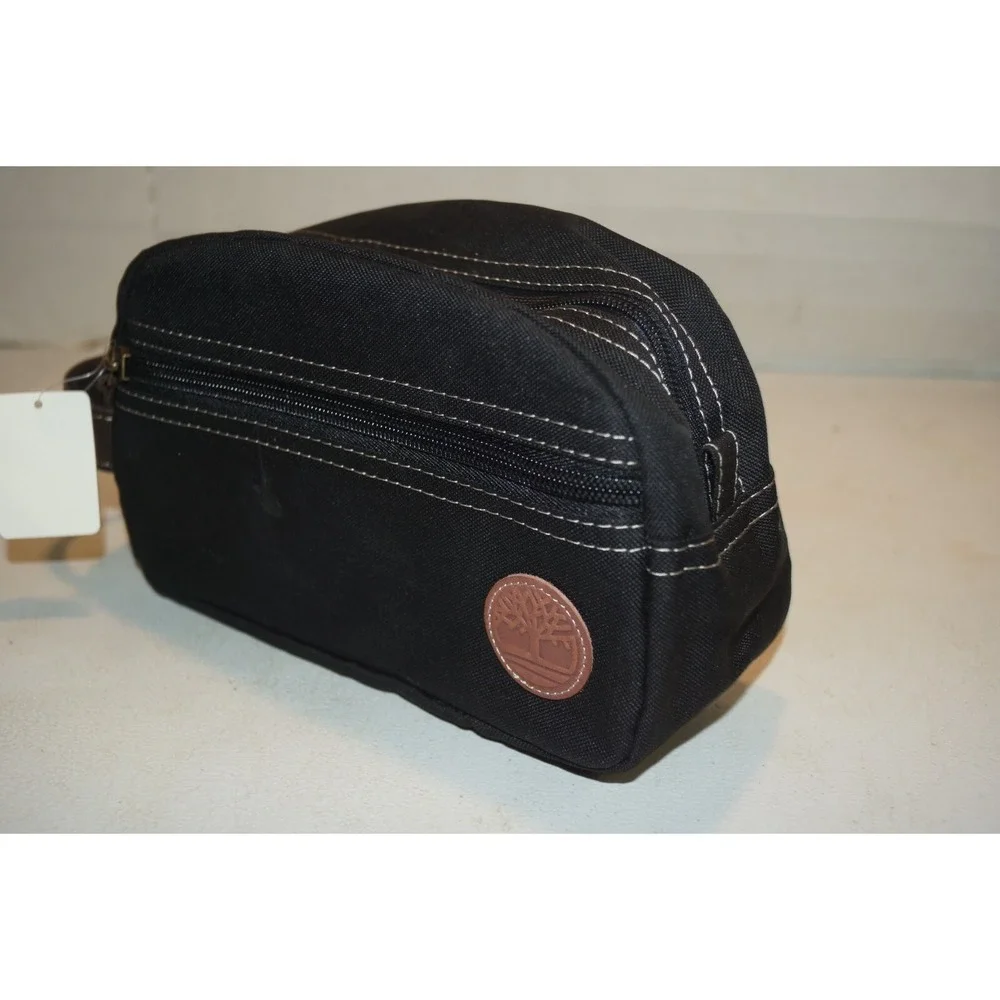 Timberland Men's Core Canvas Travel Kit Bag Polyester Black